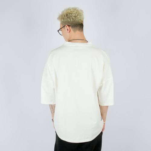 Yunost™ Ghost Logo Oversized Tee Shirt