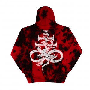 Yunost™ Serpent Boy Tie-Dye Lightweight Oversized Hoodie