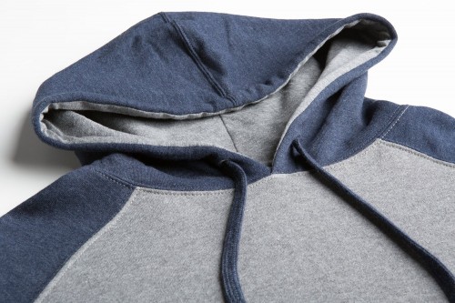 Independent 2-tone Raglan Hooded Pullover Sweatshirt IND40RP