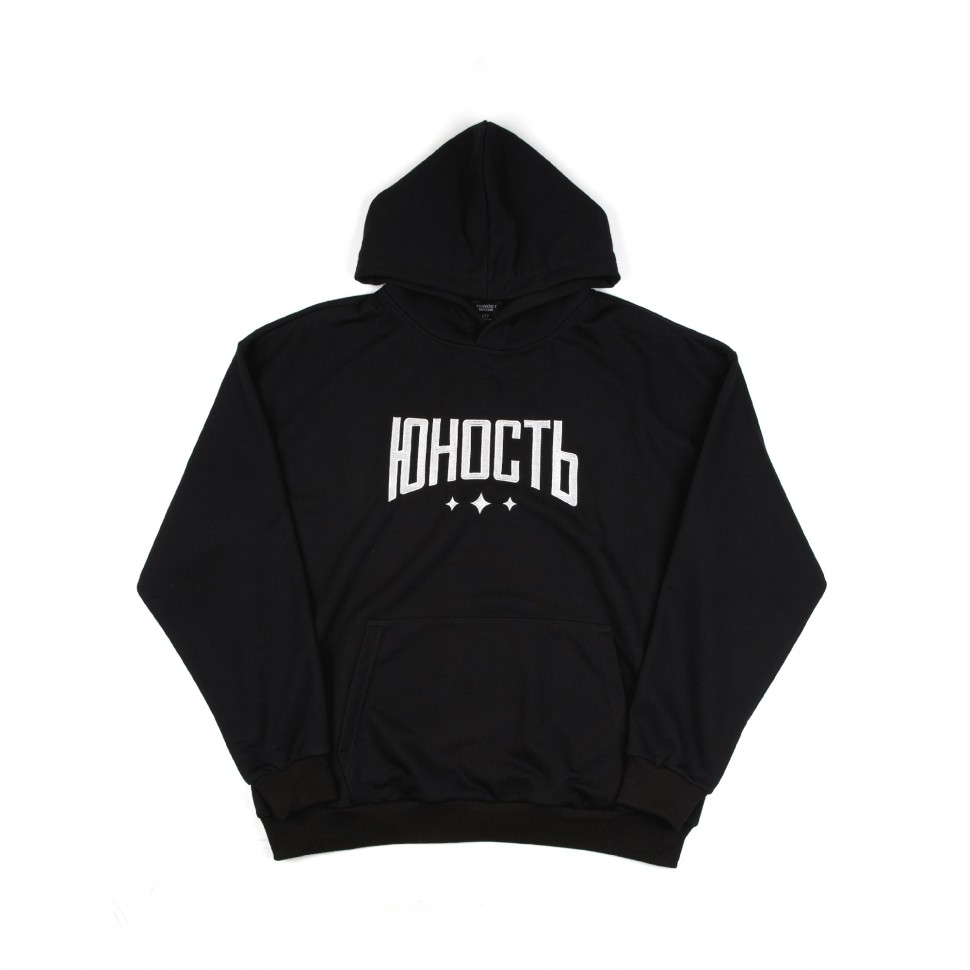 Yunost™ Agenda Embroidery Logo Midweight Oversized Hoodie