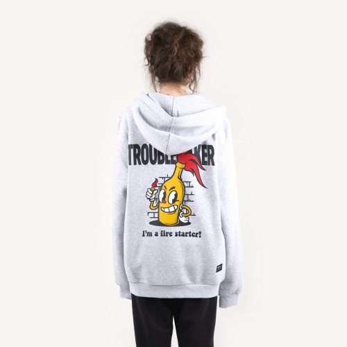 Худи на молнии ЮНОСТЬ™ «Troublemaker»
