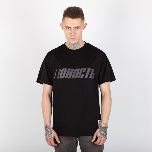 Yunost™ Tri-Stars Reflective Logo Tee Shirt 