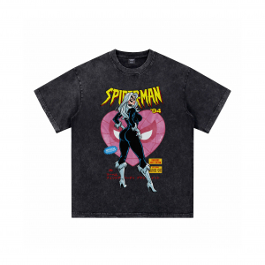 Yunost™ x Surmenko Black Cat (Spiderman) Oversized Tee Shirt