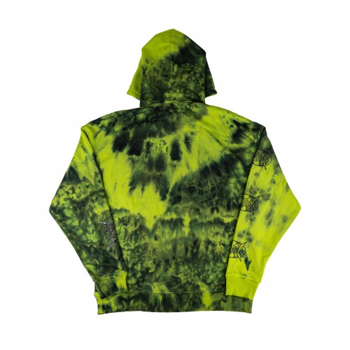 Yunost™ x Outplay Biohazard Tie-Dye Oversized Hoodie