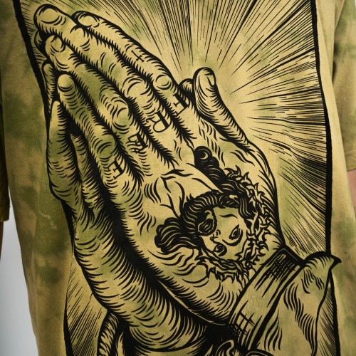Yunost™ Faith Oversized Tie-Dye Tee Shirt