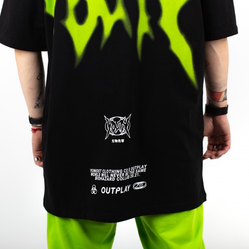 Yunost™ x Outplay Acid Youth Oversized Tee Shirt