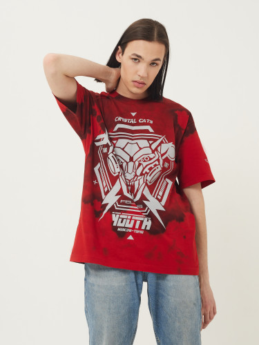 Yunost™ MGS Tribute TANK UNIT Oversized Tie-Dye Tee Shirt