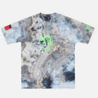 Yunost™ MGS Tribute LIGHTNING Oversized Tie-Dye Tee Shirt Yunost™ MGS Tribute LIGHTNING Oversized Tie-Dye Tee Shirt