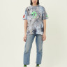 Yunost™ MGS Tribute LIGHTNING Oversized Tie-Dye Tee Shirt