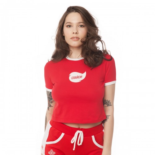 KFC x Yunost™ Spicy Logo Girly Crop Top
