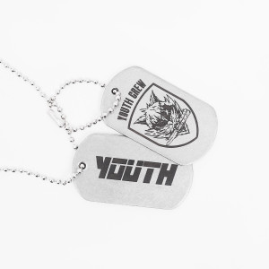 Yunost™ MGS Tribute CREW Engraving ID Tag w/Chain