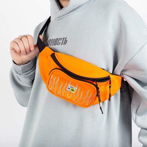 Yunost™ Cyber Flame Reflective Fanny Pack
