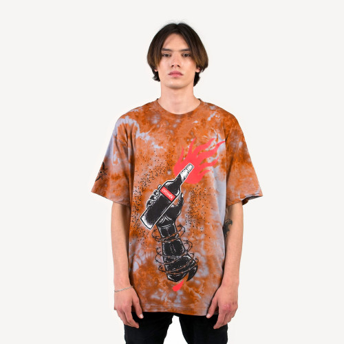 Yunost™ Spark Oversized Tie-Dye Tee Shirt