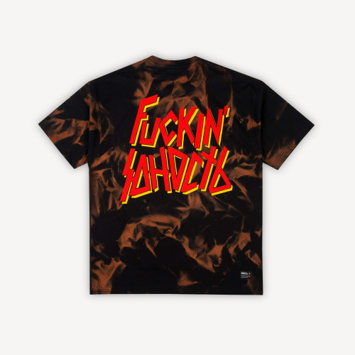 Yunost™ vs. Slayer Reign in Blood Rip-Off Oversized Tie-Dye Tee Shirt