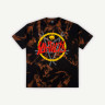 Yunost™ vs. Slayer Reign in Blood Rip-Off Oversized Tie-Dye Tee Shirt