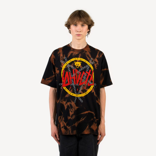Yunost™ vs. Slayer Reign in Blood Rip-Off Oversized Tie-Dye Tee Shirt